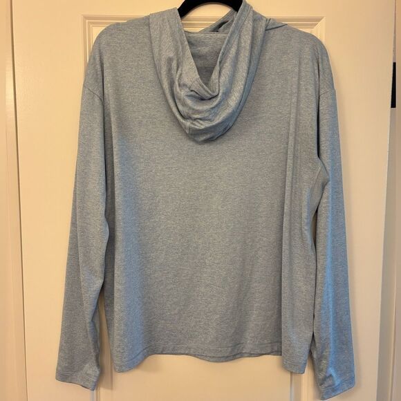 ATHLETA Uptempo Hoodie Sweatshirt Heron Blue Heather Women’s Medium - Picture 6 of 10